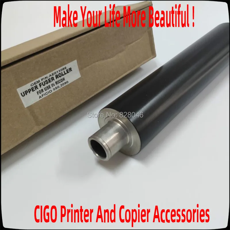 Rolo Aquecedor para Ricoh Aficio 1050 1085 1105 2105 2090 850 Impressora para Ibm Infoprint 2085 2090es 2105 2105es Rolo do Fusor Superior