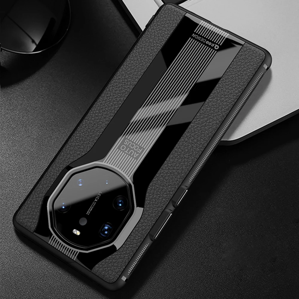 Роскошный силиконовый чехол для Huawei Mate40RS с личи и венами, чехол для телефона Huawei Mate 40RS 6,67 дюйма, чехол с рисунком для Mate 30 40 Pro +