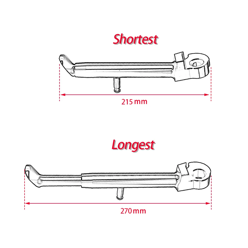 YZF R1 Kickstand Adjustable Foot Side Stand Support For Yamaha YZFR1 YZF-R1 2009 2010 2011 2012 2013 2014 Motorcycle Accessories