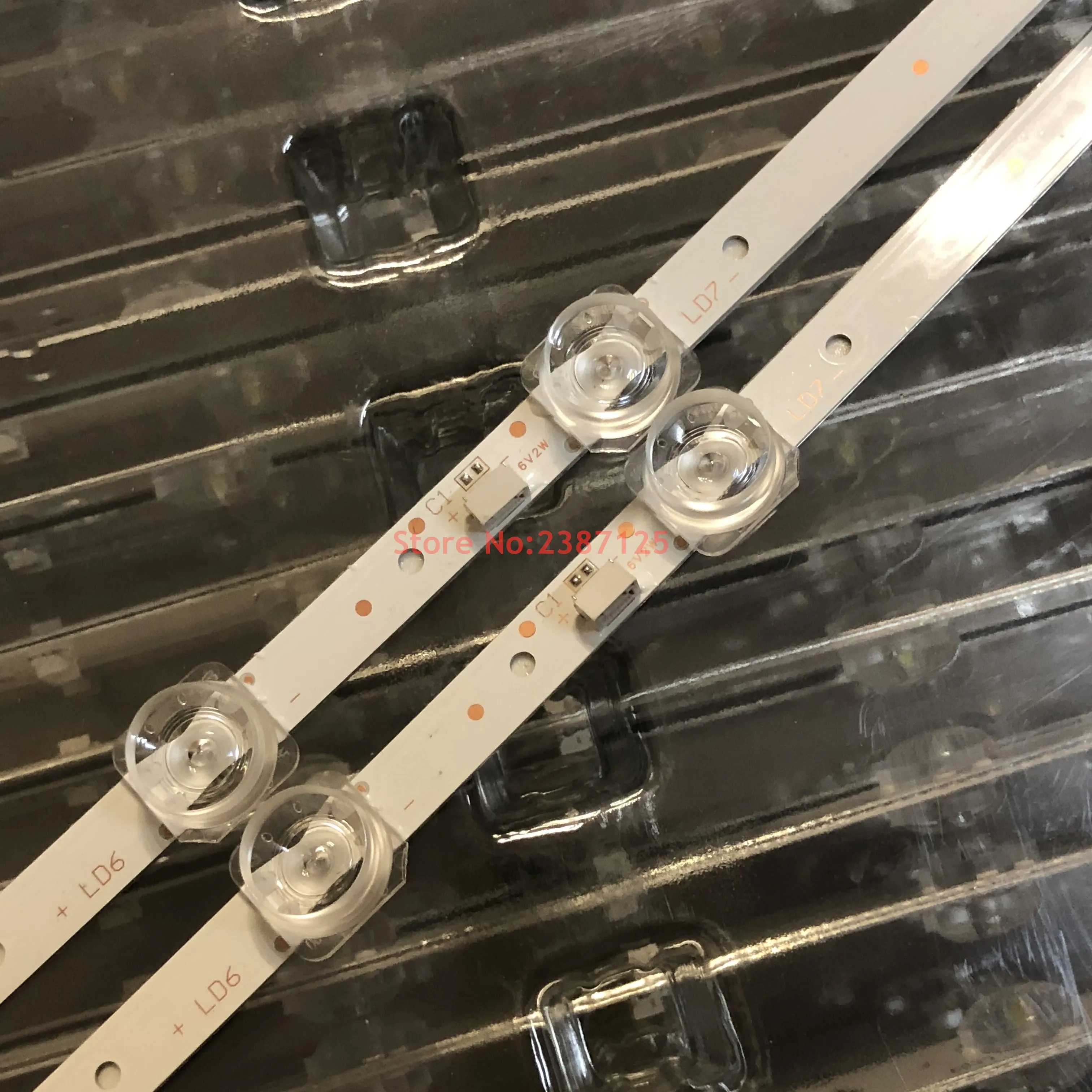 40PCS LED Strip For GIC43LB32-3030F2.1D-v0.9  4C-LB4311-ZM06J ZM08J  43UD6306 43UD6406 43UD6426 43DP600 LED43P65US LVU430NDEL