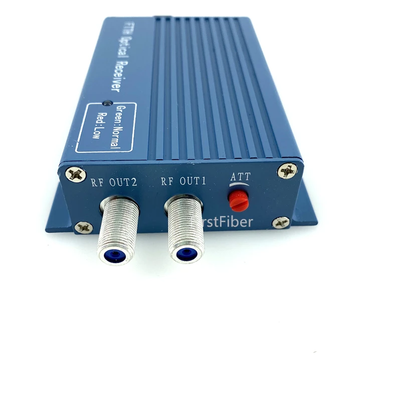 GPON FTTH optical receiver with WDM /micro WDM optical node SC APC Duplex Connector with 2 output WDM for PON FTTH CATV