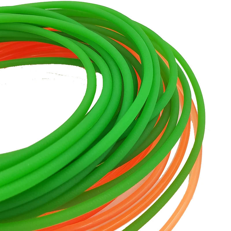 Red/Green Can Hook PU Round Belt Round With Circular Belt Of Rough Surface O Adhesive Industry