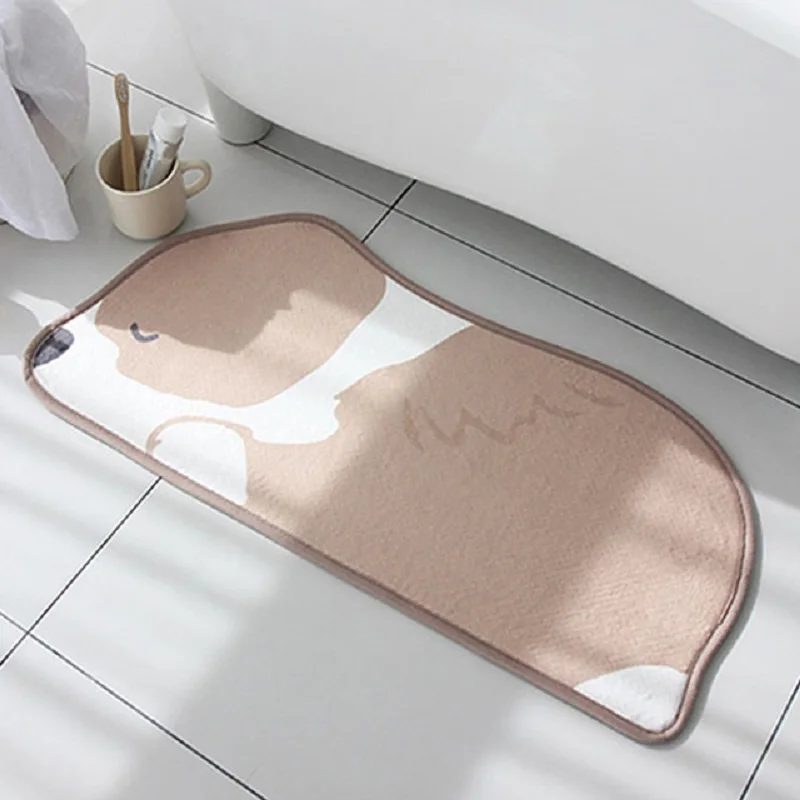 New Cartoon Cute Funny Dog Doormat Bath Mats Foot Pad Home Decor Bathroom Mats Door Mat Floor Mat