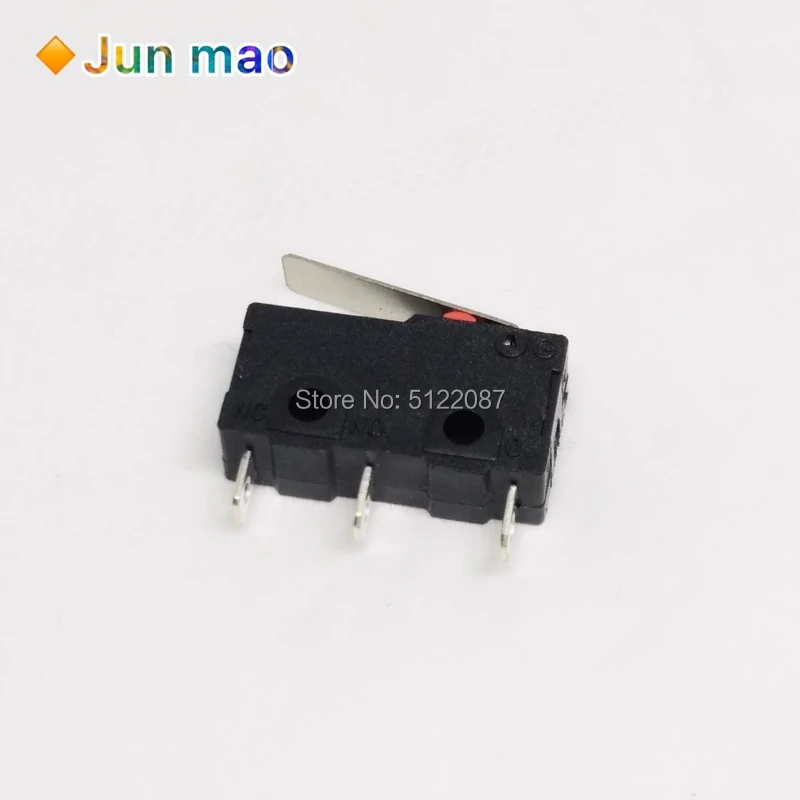 10PCS Tact Switch on off KW11-3Z 5A 250V Microswitch 3PIN Buckle New Straight Handle Switch The Micro Switch Contact Button 3PIN