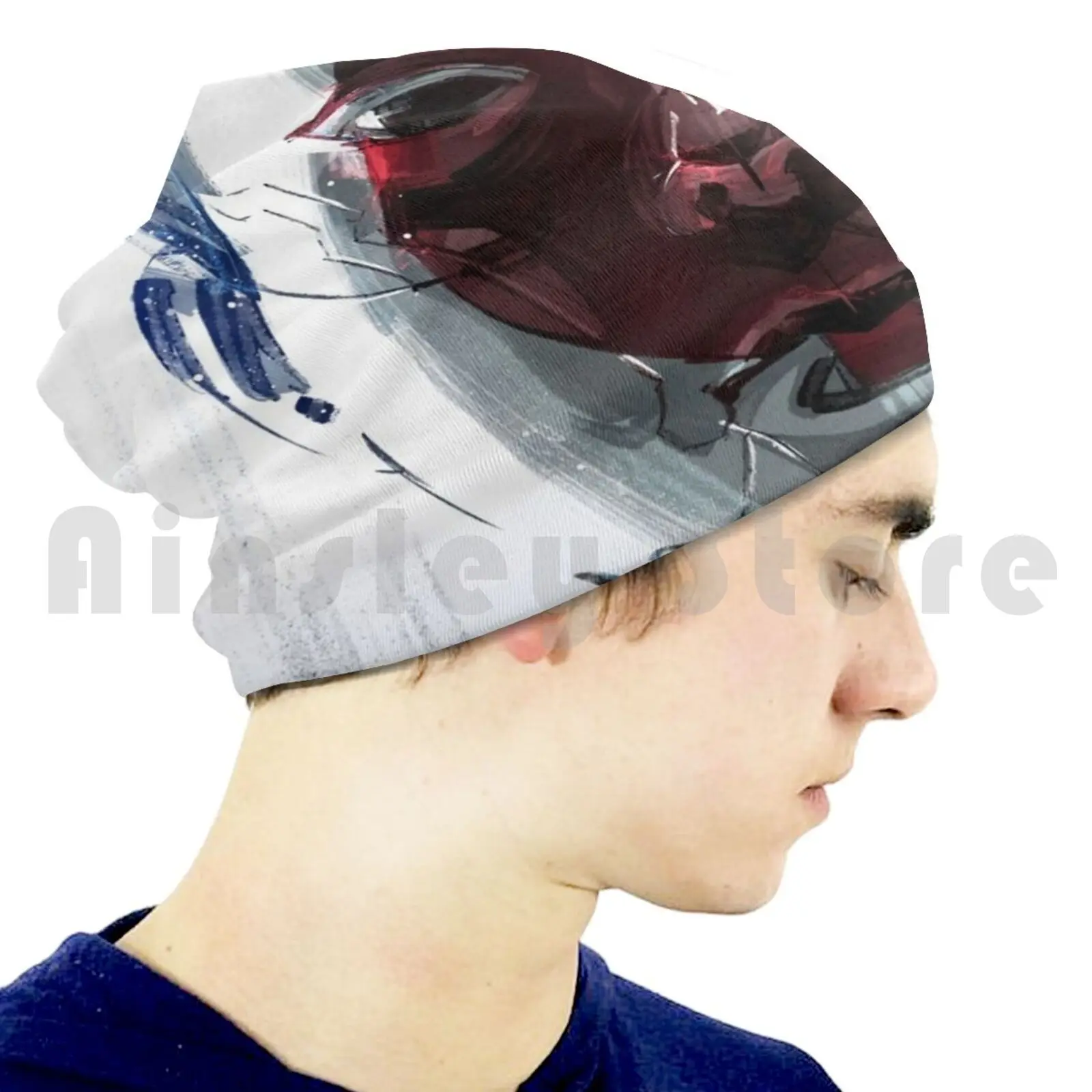 Ghost In The Shell Beanies Knit Hat Hip Hop Ghost Shell Anime Motoko Robot Geisha