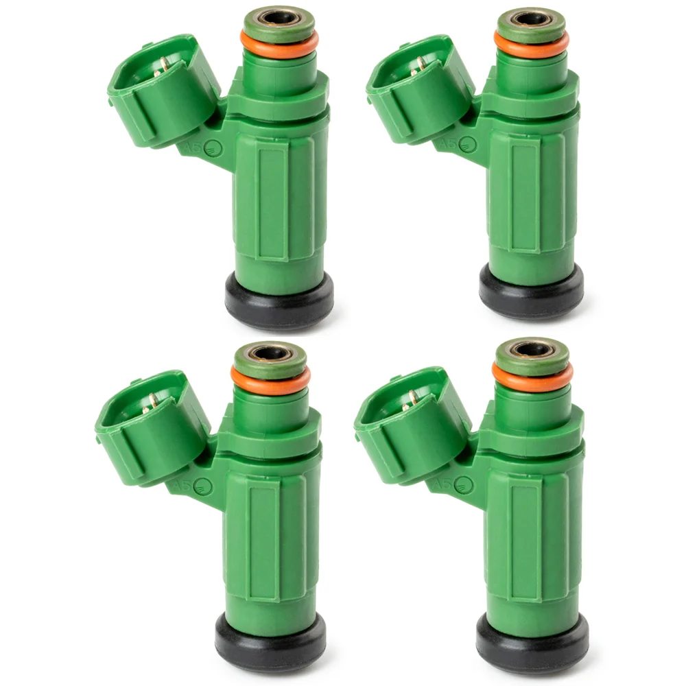 4Pcs Car Parts Fuel Injectors MN183292 FJ875 For Mitsubishi Lancer Outlander 2.4L L4 2004-2010 Replacement MR988406 49033-3708