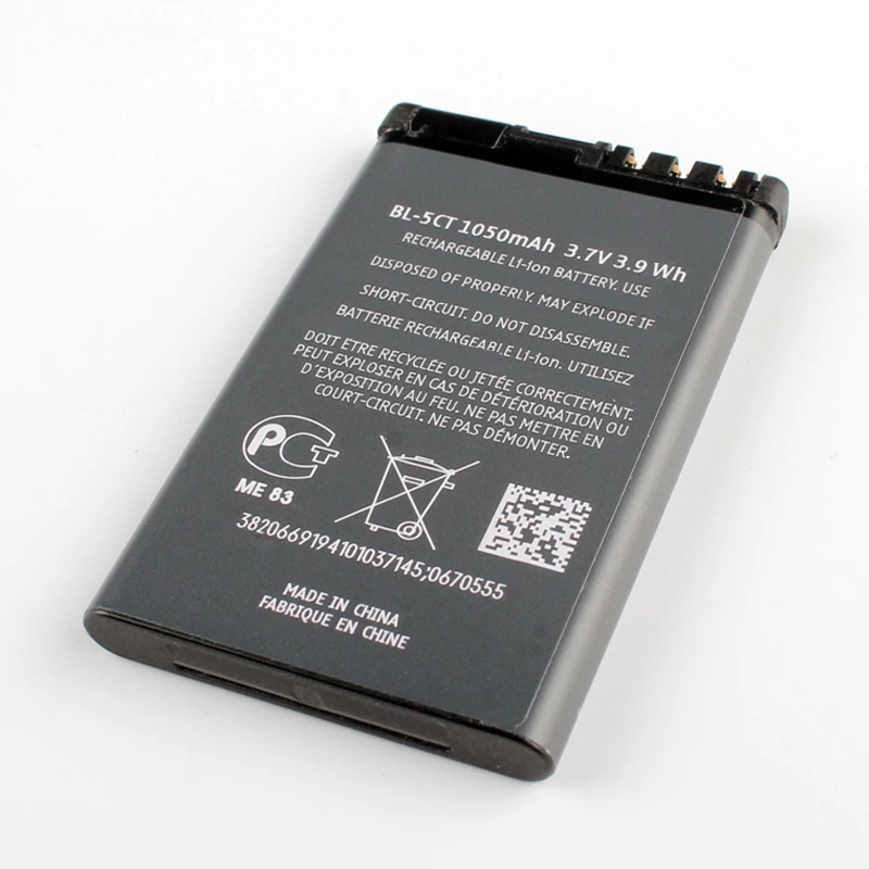 Original BL-5CT phone battery for Nokia 5220 5220XM 6730 C5 6330 6303i C5-00 C6-01 C3-01 6303C 3720s-2