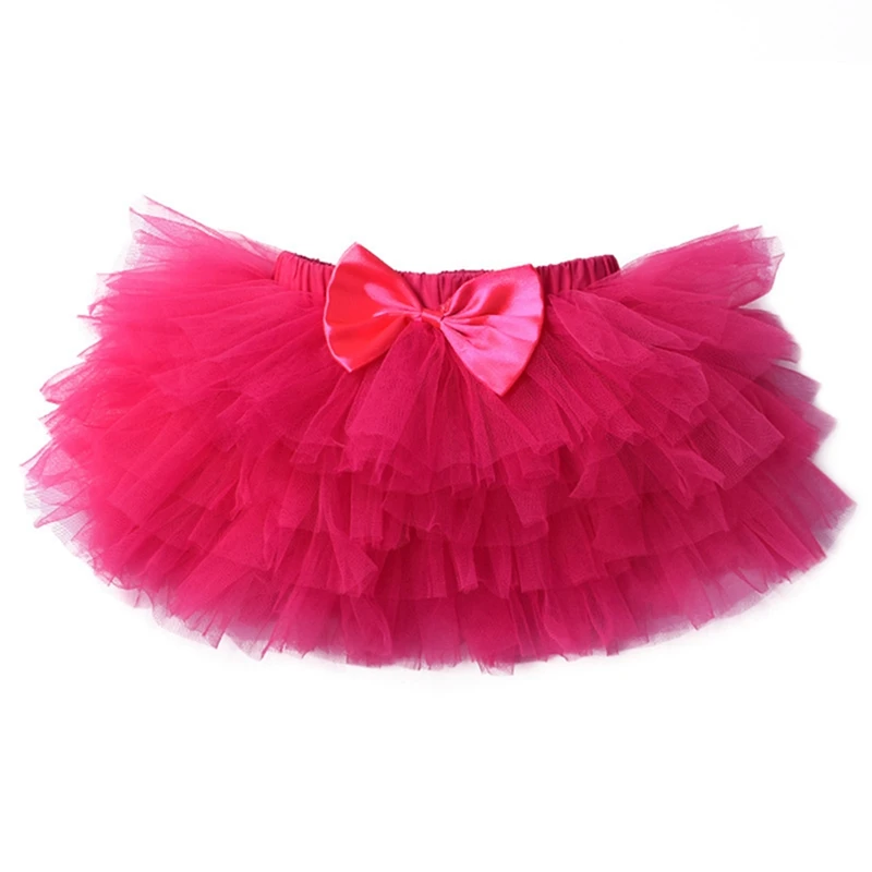 Newborn Baby Girl Tutu Skirt Mini Tulle Candy Color Infantil Menina Kids Princess Pettiskirt Children Clothing 0-2Y