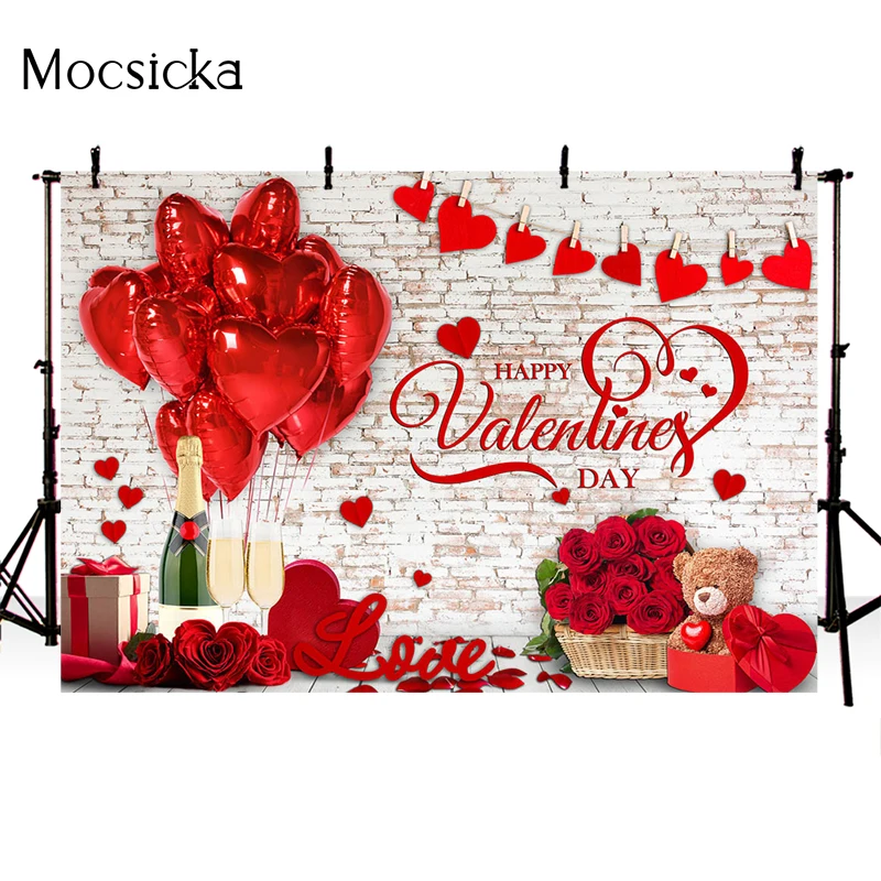Mocsicka – arrière-plan pour photographie de la saint-valentin, décor pour anniversaire, fête de Couple, 14 février