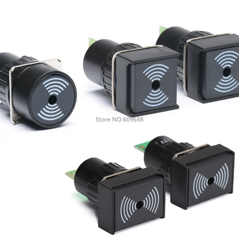 Ab6 campainha retangular la16 16mm 12v 24v la42 (b) j fmla42 (b) fmy