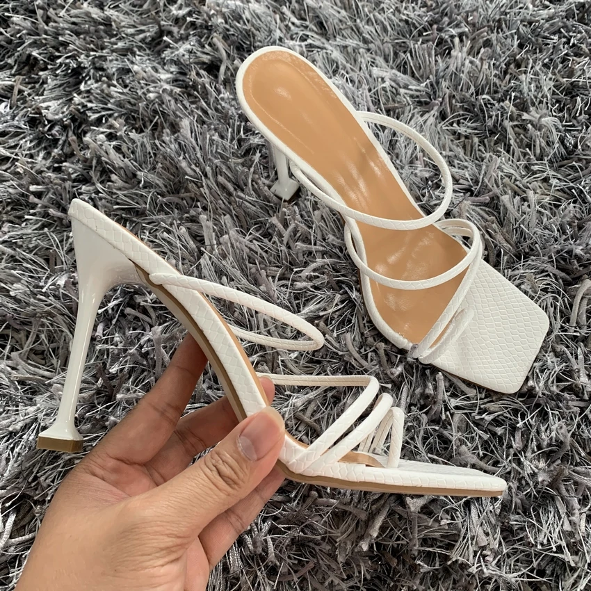 Summer Brand Women Pumps Sexy High Heels sandals Ladies Heel Mules Women\'s Shoes Peep Toe High Heels Party Wedding Shoes Woman