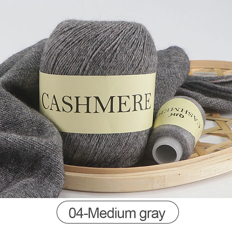 QJH 50 + 20g Kasjmier Garen Breien Handgebreide Hoogwaardige Kamgaren Wollen Wol voor Vest Hoed Trui Mongoolse Kasjmier Draad