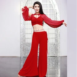 Belly dance set clothes new style trousers practice women oriental dance beginner dance clothes performance clothing