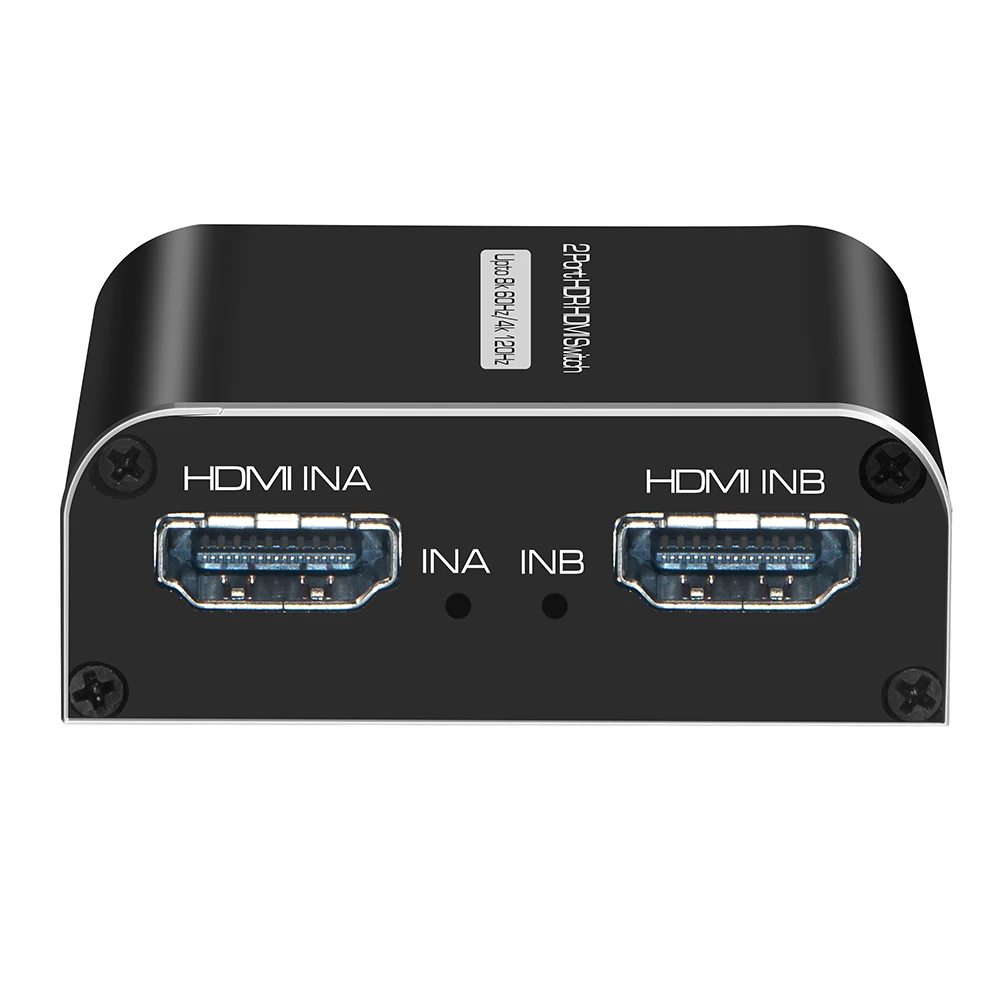 O interruptor 2x1 de 8k hdmi 2 em 1 para fora o apoio 48gbps 4k @ 2.1 hz 120hz 8k @ 60hz do seletor do switcher de hdmi 144 para ps5 hdtv