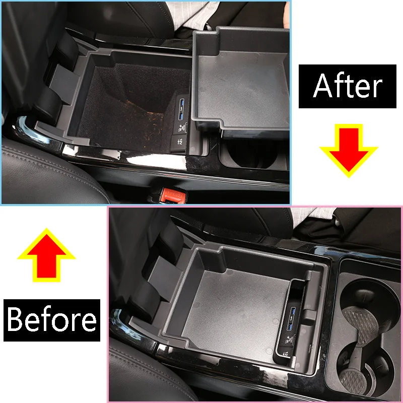 For Range Rover Evoque 2019 2020 Year Car Center Console Storage Box Phone Tray Accessories