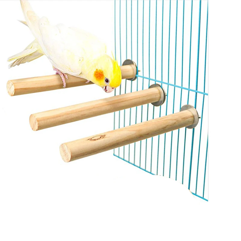 10pcs/Set Pet Bird Chew Toys Parrot Perches Stand Platform Cage Toy Paw Grinding Toys for Parrot Bites Parakeet Bird Product