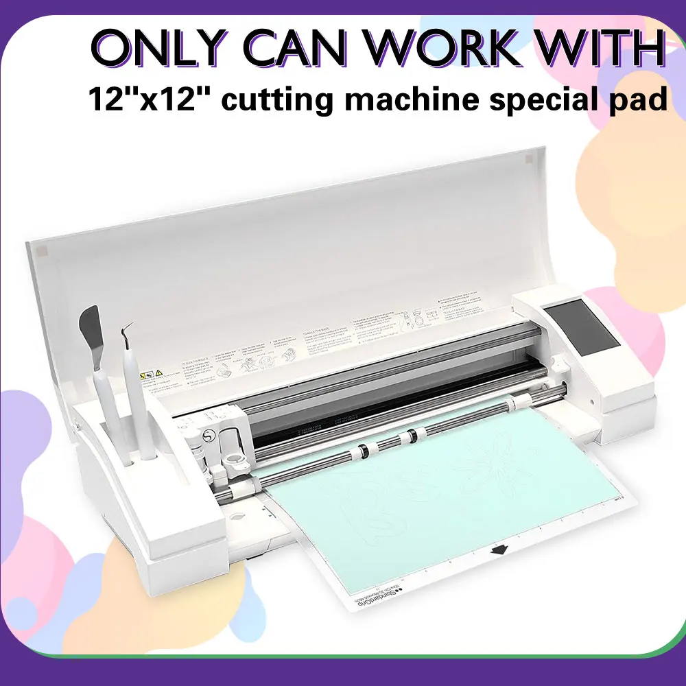 1-5PCS Replacement Cutting Mat Transparent Adhesive Mat with Measuring Grid 12*12-Inch for Silhouette Cameo Plotter Machine