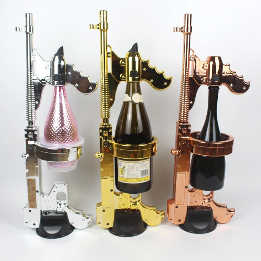 Imagem -03 - Nightclub Pool Party Casamento Atmosfera Led Props Wine Pourer Tiro Jet Spray Champagne Gun Apresentador Qualquer Garrafas Pulverizador