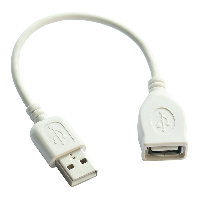 15cm USB 2.0 A rozszerzenie męskie i żeńskie kabel z przejściówką