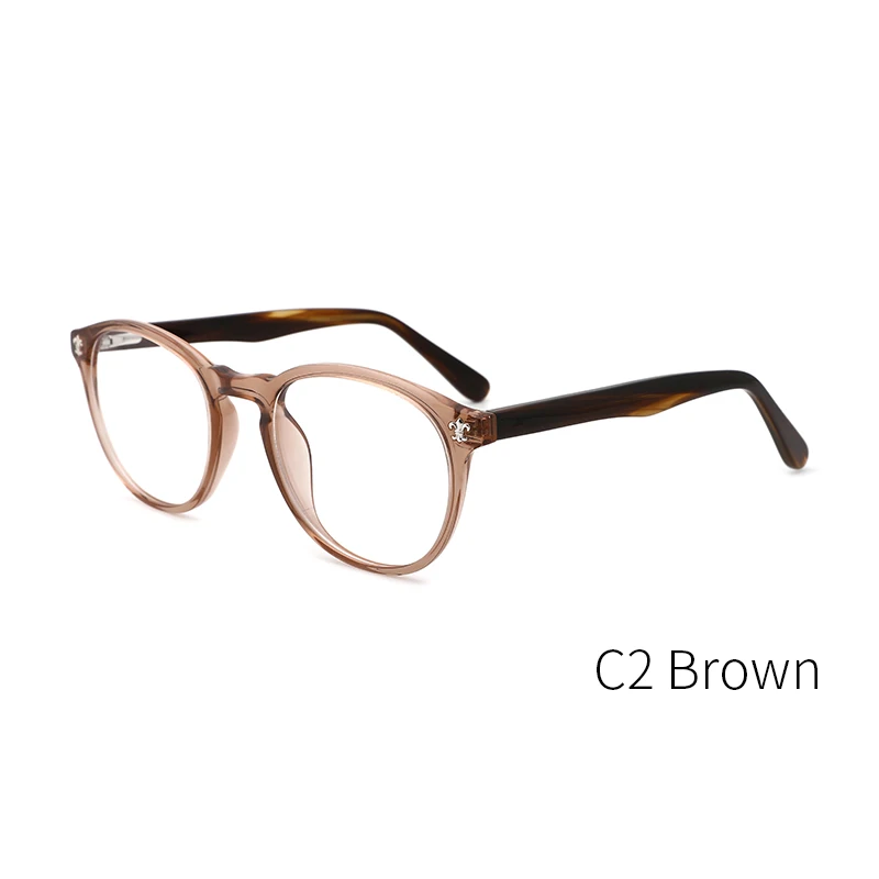 KANSEPT Women Glasses Frame Women Vintage Myopia Optical Transparent Eyeglasses Frame New Arrival Round Frame#FG6003