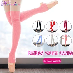 Long Latin/Ballet Dance Sock  Warmers Womens Knitting Ballet Dance Yoga Socks Ballet Dance Warmer Sock 65cm