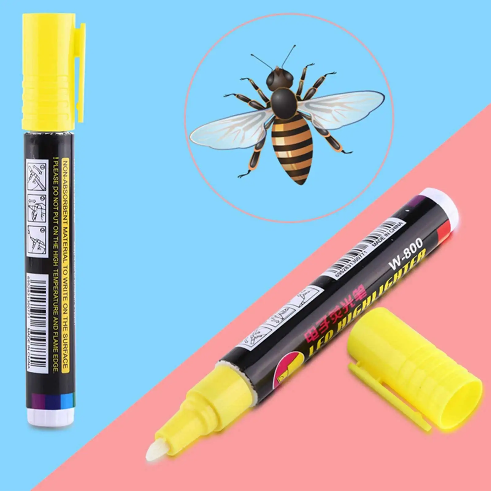 New Hot Queen Bee Marking Beekeeper Marker Pen Beekeeping Plastic Marks Pen 5 Colours White Yellow Red Green Blue Bee Tools