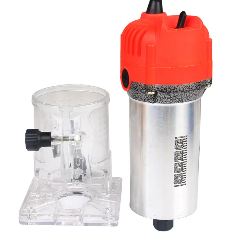 300W 220V Wood Electric Trimmer Woodworking Wood Milling Electric Hand Trimmer Wood Laminator Router Edge Joiners Set
