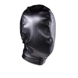 Sex Mask PU Leather SM Closed Hood Blindfold Sex toys Fetish Erotic bdsm Bondage Restraints Adult toys Sex Toy for Women