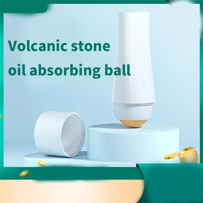 Mini Face Oil Absorbing Roller Volcanic Stone Blemish Remover Facial Shiny Changing Pores Oil Removal Massage Artifact Tools