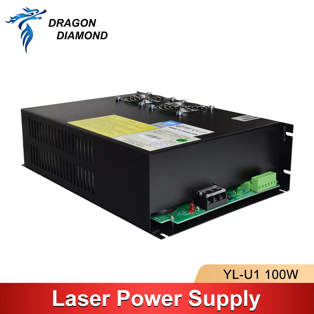 

Yongli YL-U1 100W Laser Power Supply 110V 220V for YONGLI For A2s/A4s R3/R5 H2/H4 80W-100W CO2 Laser Tube Cutting Machine