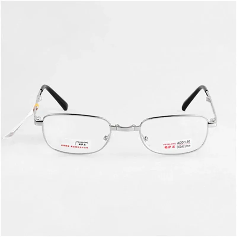 Seemfly Foldable Alloy Reading Glasses Women Men Folding Prosbyopic Glasses Ultralight +0.5 0.75 1.0 1.25 1.5 1.75 2.0 2.5 3.0