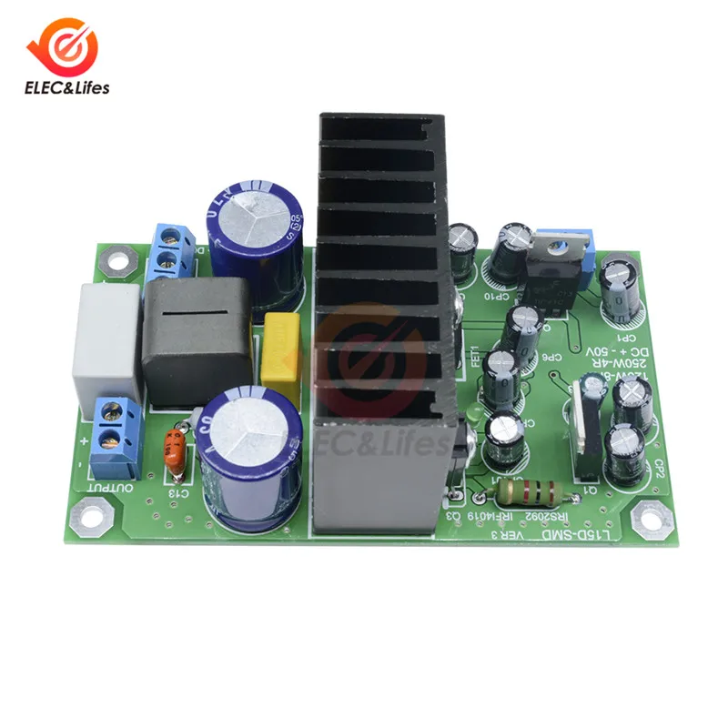 IRS2092S DC 50V 250W High Power Mono Channel Power Amplifier Board Class D Digital Audio Amplifier For Automotive Amplifiers