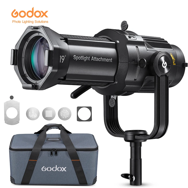 Godox VSA-36K โคมไฟสปอตไลต์แบบคอนิค สำหรับเลนส์ LED ที่ช่วยเพิ่มความคมชัดและควบคุมแสงได้อย่างแม่นยำ