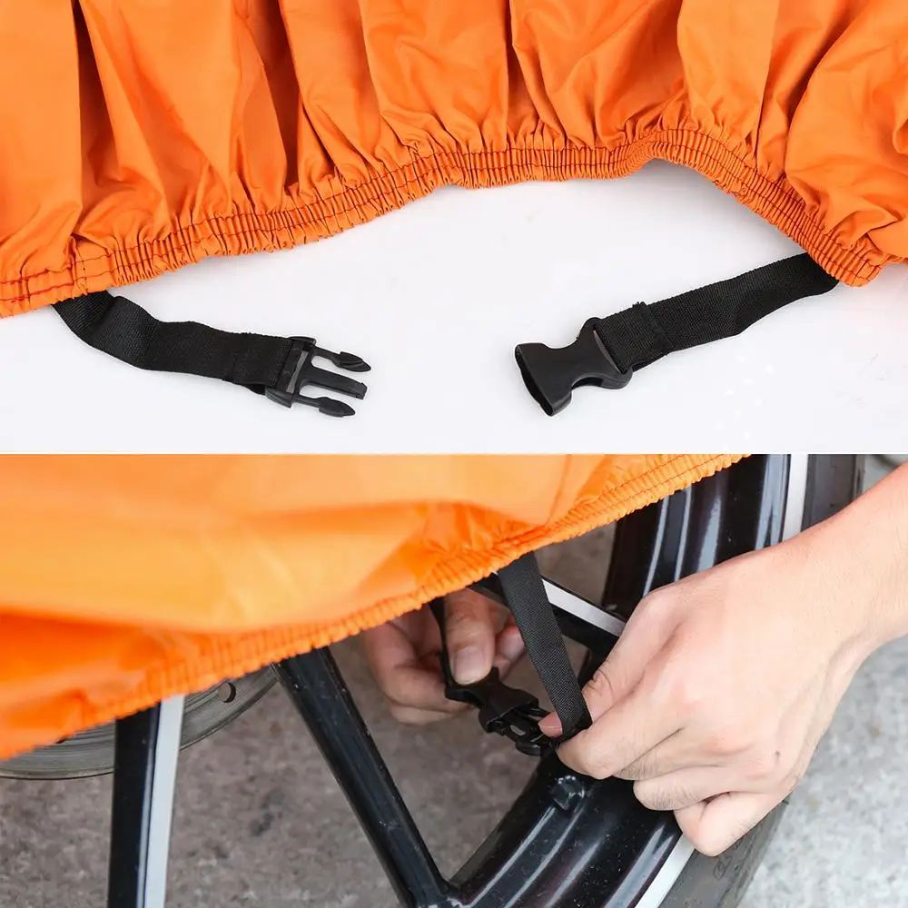 X AUTOHAUX L XL 2XL 3XL 210D Oxford Universal All Season Motorcycle Bike Cover Waterproof Dustproof UV Protective Moto Scooter