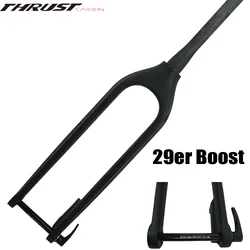 THRUST-Mountain Bike Full Carbon Fork, Boost, 29 