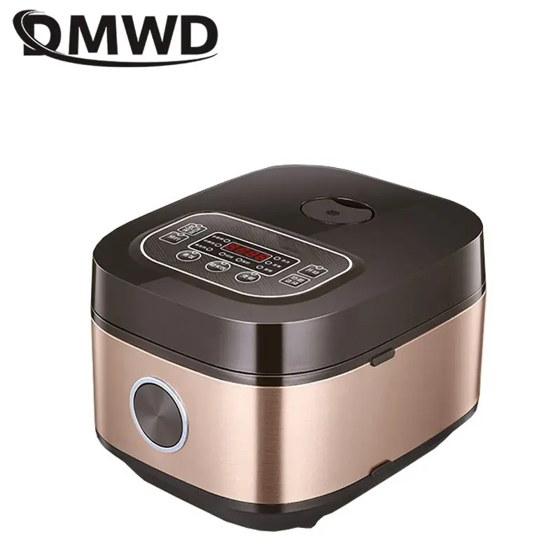 DMWD Household Electric Rice Cooker 5L Smart Automatic Breakfast Machine Soup Pot  Heat Preservation 24H Appointment