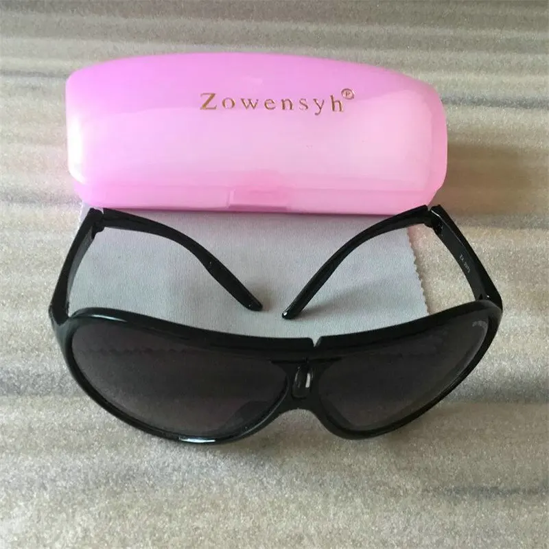 

Zowensyh Foldable Sunglasses Folding Glasses With box Men Women Brand Design Sun Glasses Folded Oculos De Sol UV400 sun glasses