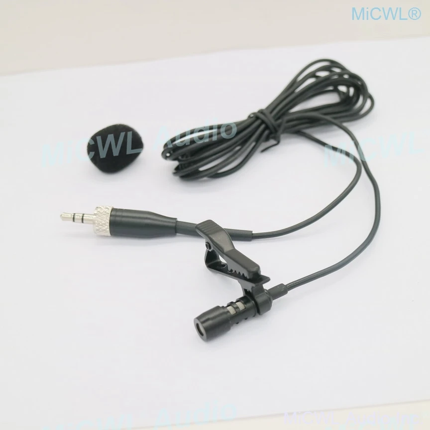 Черные зажимы для галстука SL, петличный петличный микрофон для Sennheiser ew100 sk100, беспроводной пояс, всенаправленный, односторонний