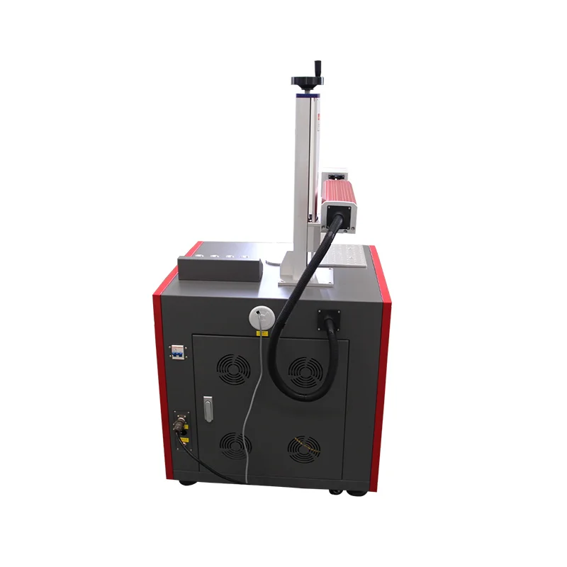 

World Brand Made In China 20w 30w 50w CNC Fiber Laser Engraving And Marking Machine With Rotating Device/Support Plane & Stereo