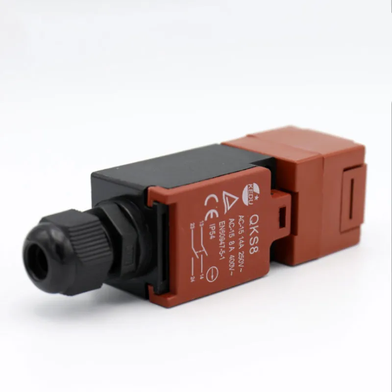 

QKS8 IP54 AC-15 250VAC 14A High Efficient Long Life Security Safety Interlock Switches