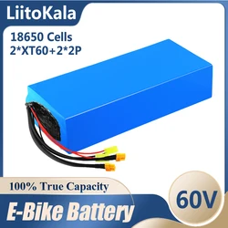 LiitoKala 60V Ebike Battery 20Ah 30Ah 40Ah 50Ah Lithium ion Battery Electric Bicycle Battery 60V 1800W Electric Scooter Battery