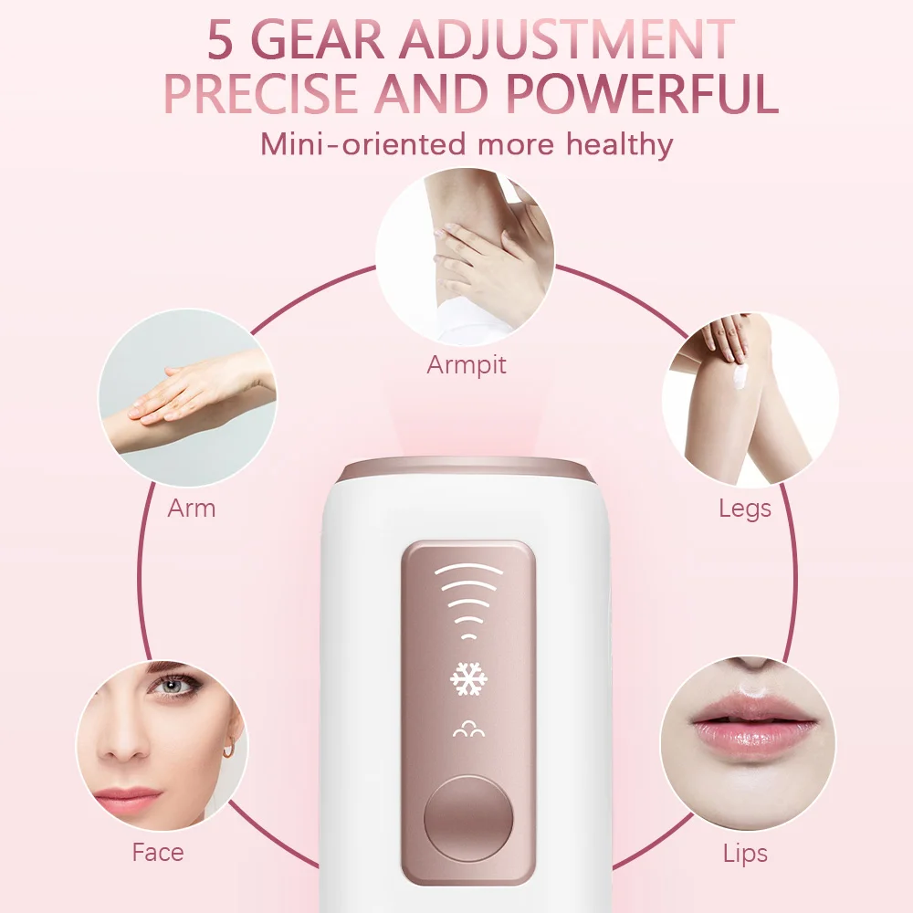 Ice Cold Laser Epilator 1000000 Flashes Painless Epilator for Women Face Bikin Body IPL Hair Removal Depilador a Laser K5