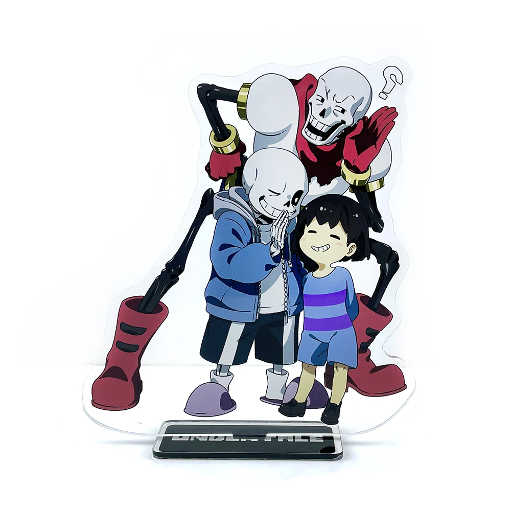 Undertale Frisk Sans Papyrus GM acrylic stand figure model plate holder cake topper anime