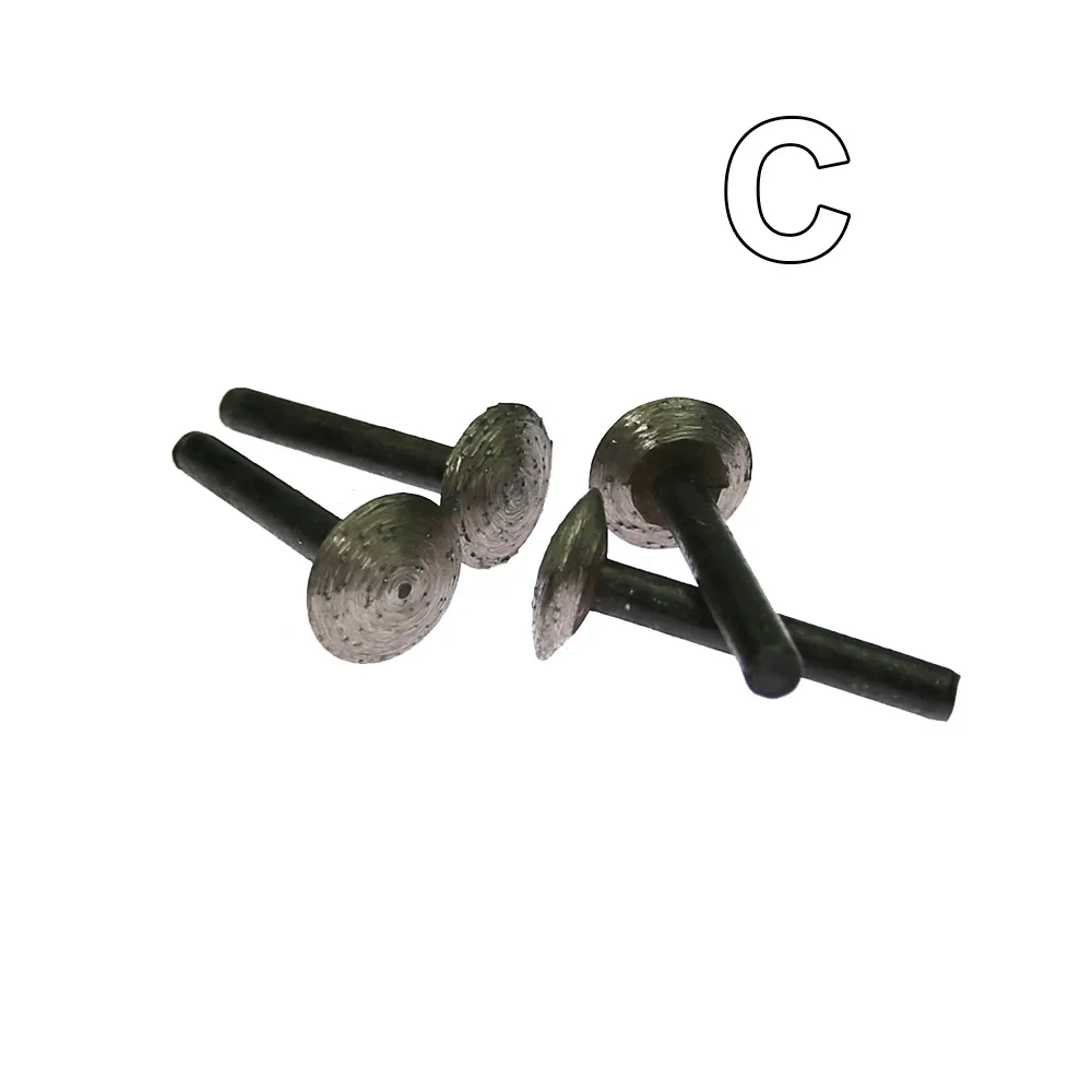 4 pieces OD12-25mm*6mm Sintered Diamond Mounted Grinding Point Stone Engraving Carving Grinding Head