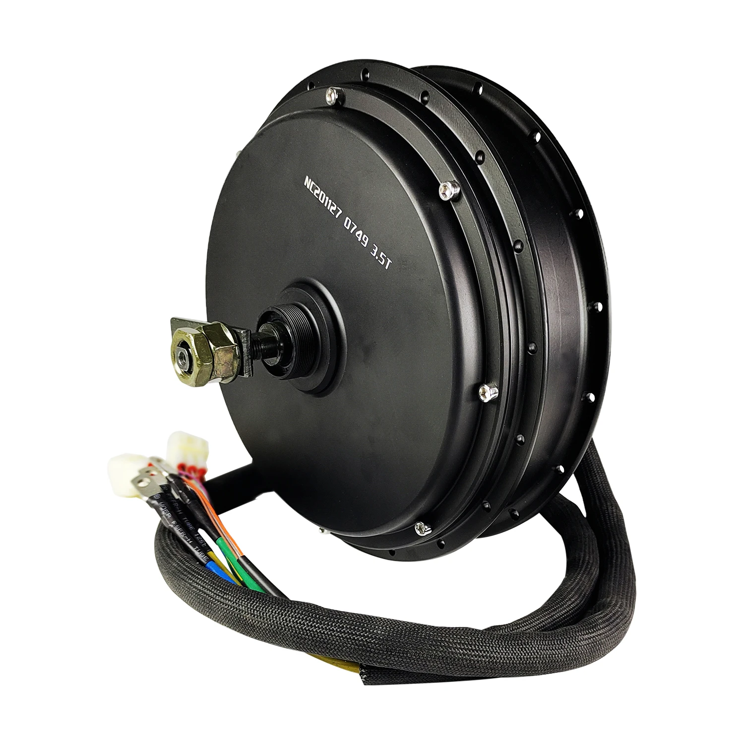 Rower elektryczny mocny 48V 60V 72V 3000W-5000W QS tylna piasta koła silnik bezszczotkowy silnik bez przekładni dla ebike 155mm szerokość wyskoku