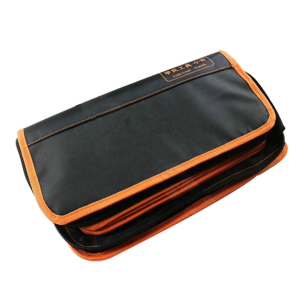 CHKJ 2 in 1 LiShi Tool Bag For Lishi Tool Set 50pcs Locksmith Tools Storage Bag Durable For Lishi Tool Set Special Carry Bag