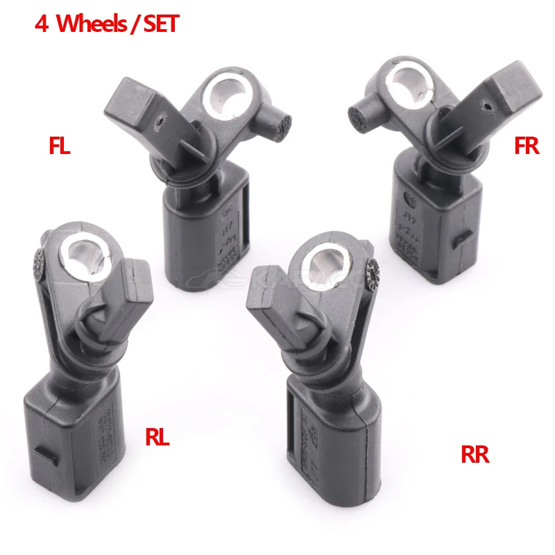 4pcs Four Wheels FL/FR/RL/RR WHT003860 WHT03861 WHT003862 WHT003863 ABS Wheel Speed Sensor For AUDI A2 VW VOLKSWAGEN Polo 6R 9N