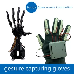 Robot Mechanical Arm Gesture Capturing System Flex Sensor Wearable Device Intelligent Gloves Open Source Bending Sensor