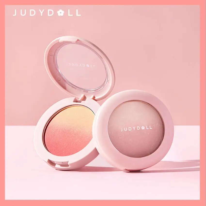 

Judydoll Gradient Blush Peach Brightening Sunset Kumquat Gentle Makeup Nude Natural Makeup Women Face Makeup Contour