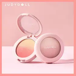 Judydoll Gradient Blush Peach Brightening Sunset Kumquat Gentle Makeup Nude Natural Makeup Women Face Makeup Contour